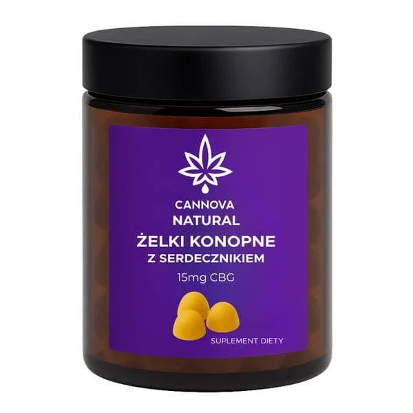 Cannova Jeleu natural de cânepă cu vâsc și heather, jeleu, 60 buc. — preț și oferte