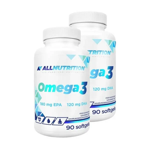 Set de 2 x Allnutrition Omega 3, capsule, 90 buc. — preț și oferte
