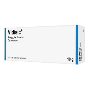 Vidisic, 2 mg/g, gel pentru ochi, (import paralel, Medezin), 10 g