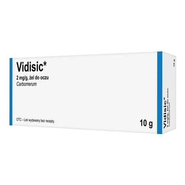 Vidisic, 2 mg/g, gel pentru ochi, (import paralel, Medezin), 10 g — preț și oferte