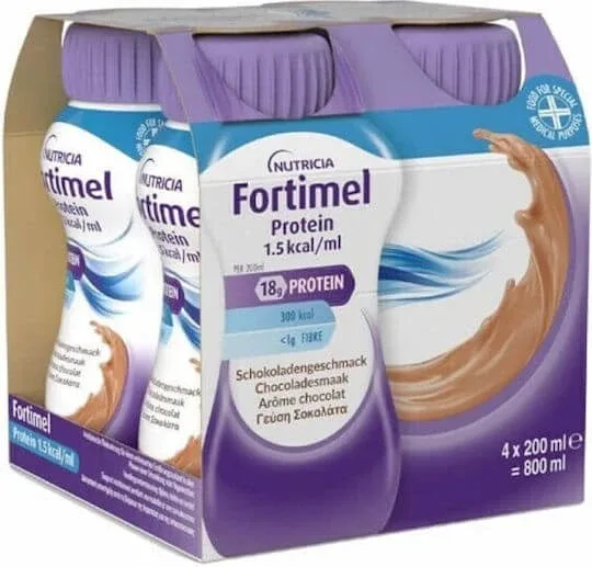 Nutricia Fortimel Extra Supliment Alimentar Special 4 x 50ml Ciocolată — preț și oferte