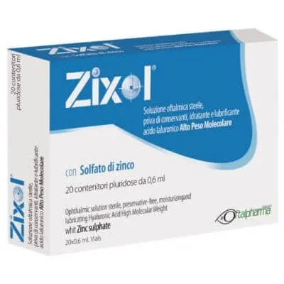 Picături pentru ochi zixol 20 flacoane 0,6 ml — preț și oferte
