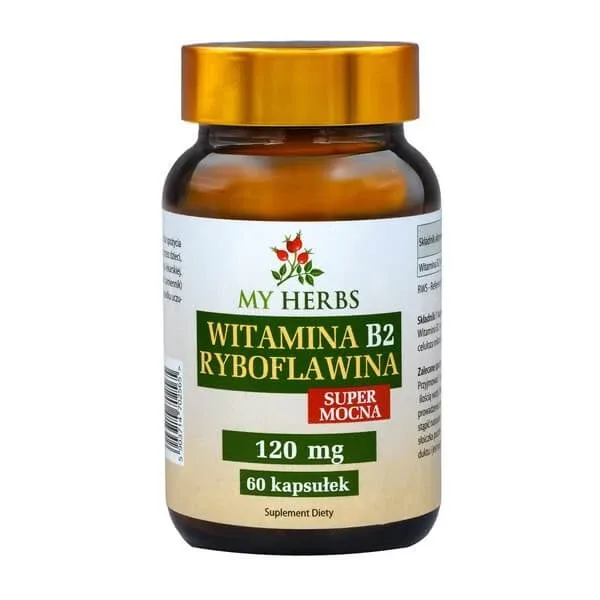 My Herbs Vitamina B2 Riboflavină Super Strong, capsule, 60 buc. — preț și oferte