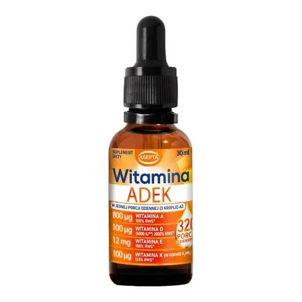 Asepta Vitamina ADEK, picături, 30 ml — preț și oferte