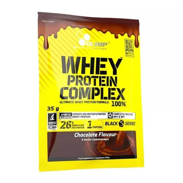 Olimp Whey Protein Complex 100%, pulbere, aromă de ciocolată, 35 g — preț și oferte