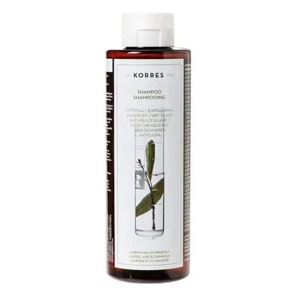 Korres, șampon anti-mătreață cu frunze de dafin și extract de echinacea, 250 ml — preț și oferte