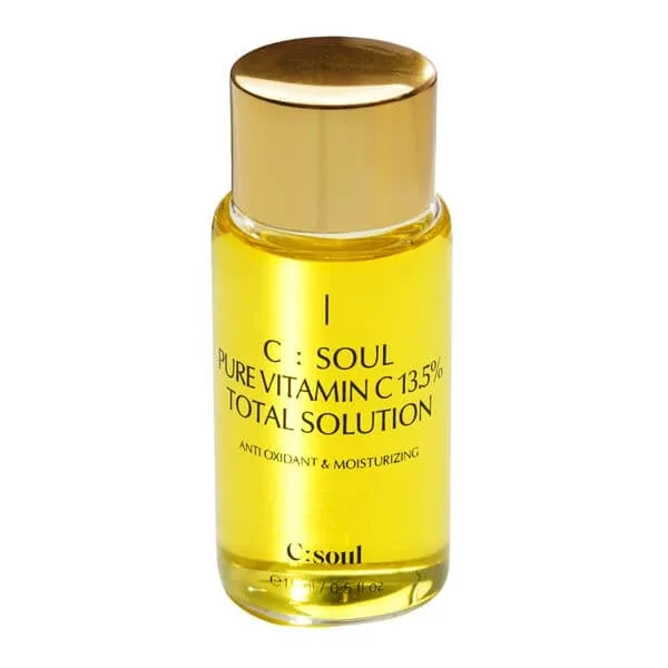 C:Soul Vitamina C pură 13,5% soluție totală, ser hidratant antioxidant, 15 ml — preț și oferte
