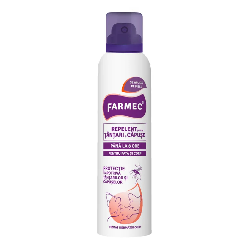 Repelent pentru tantari si capuse, 150ml, Farmec — preț și oferte