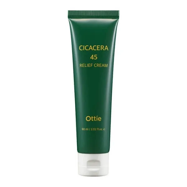 OTTIE Cicacera 45 Relief Cream, cremă calmantă cu Centella Asiatica, 60 ml — preț și oferte