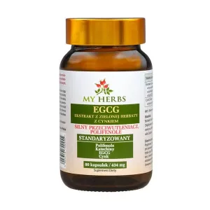 My Herbs EGCG Extract de ceai verde cu zinc, capsule, 80 buc.