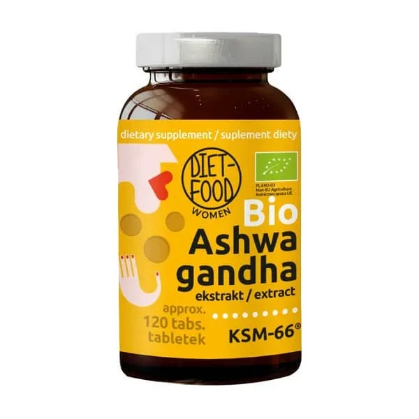 Diet-Food Women Bio Ashwagandha KSM-66 comprimate, 120 buc. — preț și oferte