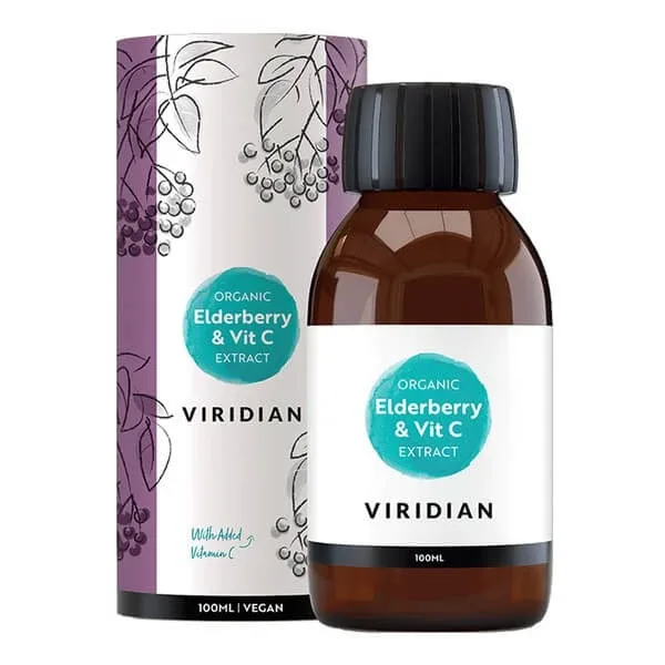 Viridian, Extract ecologic de soc + Vit.C, lichid, 100 ml — preț și oferte