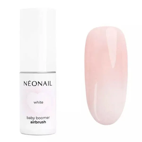 NEONAIL Baby Boomer Airbrush White, lac de unghii cu atomizor, alb, 5 g — preț și oferte