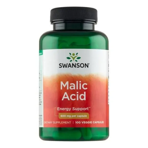 Swanson Acid malic, 600 mg, capsule, 100 buc. — preț și oferte