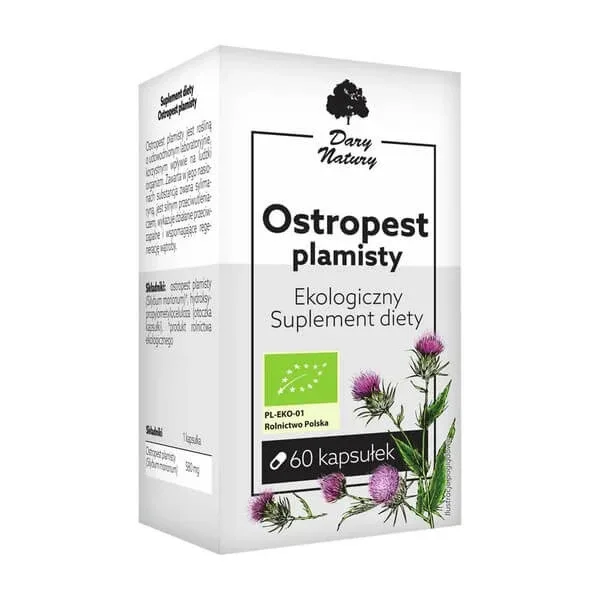 Ciulin de lapte Supliment alimentar organic, capsule, 60 buc. — preț și oferte