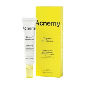 Acnemy Zitpeel AHA + BHA + PHA Overnight Treatment, tratament exfoliant, 40 ml
