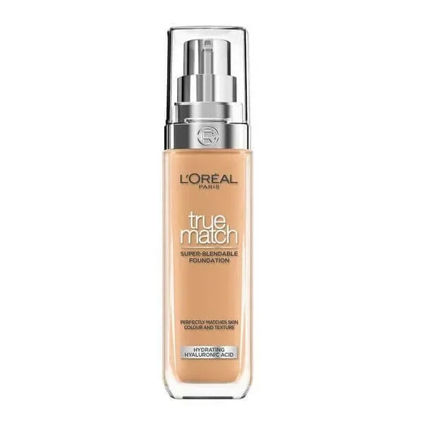 Fond de ten L'Oreal Paris True Match, fond de ten W5 Undertone cald/Golden Sand 30 ml L'Oréal Paris — preț și oferte