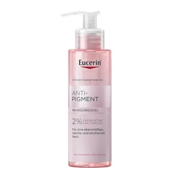 Eucerin Anti-Pigment, gel de curățare a feței cu 2% complex de acizi AHA, 200 ml — preț și oferte