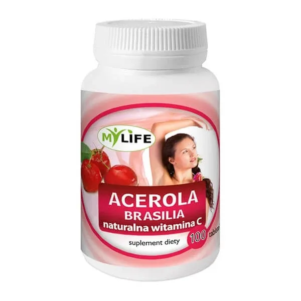 Acerola C Brasilia, vitamina C naturală, comprimate, 100 buc. — preț și oferte