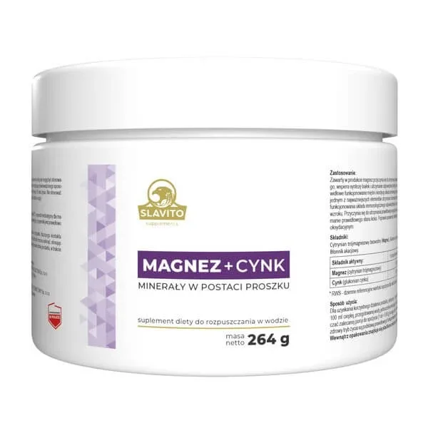Slavito Magneziu + Zinc, pulbere, 264 g — preț și oferte