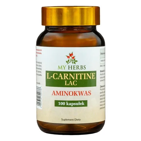 My Herbs L-Carnitină LAC, capsule, 100 buc. — preț și oferte