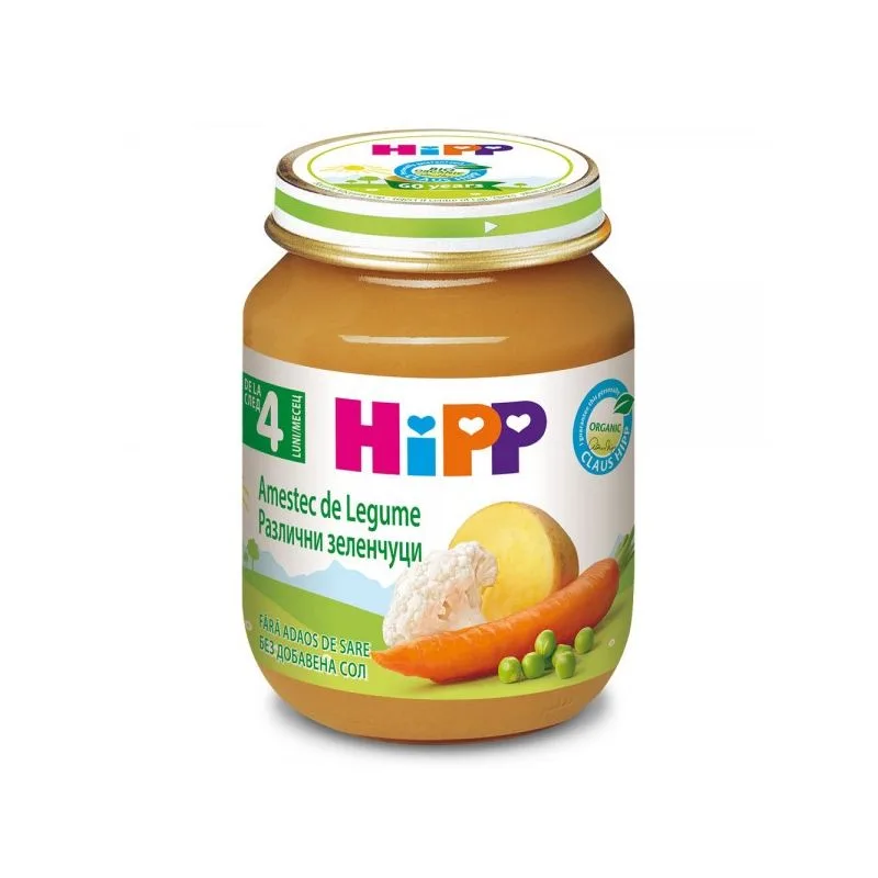 ECO HIPP AMESTEC DE LEGUME 125G — preț și oferte