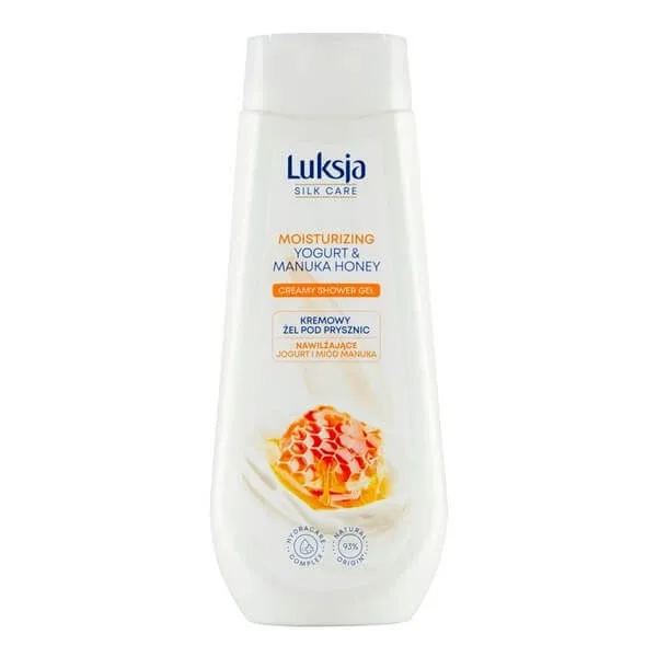 Luxja Silk Care, gel de duș, Yogurt & Miere de Manuka, 500 ml — preț și oferte
