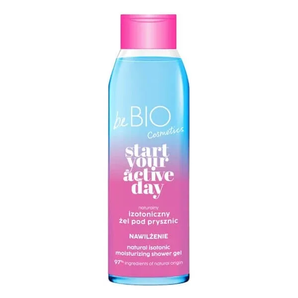 BeBio Start Your Active Day, gel de duș izotonic, hidratare, 400 ml — preț și oferte