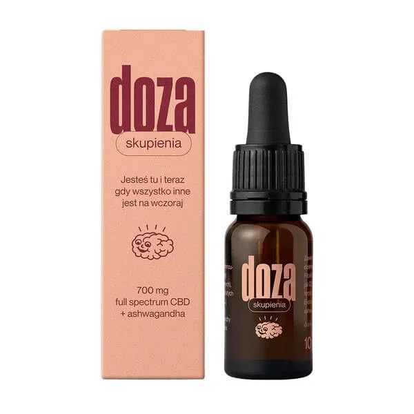 Doza de concentrație 700 mg + Ashwagandha, picături, 10 ml — preț și oferte