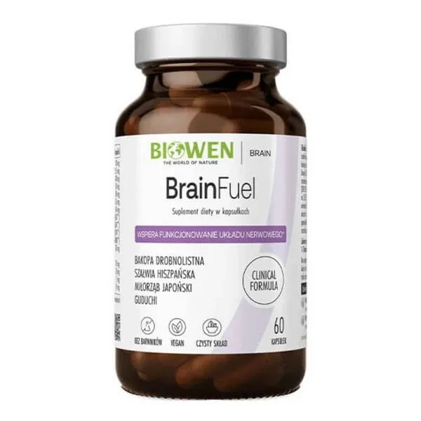Biowen BrainFuel, capsule tari, 60 buc. — preț și oferte