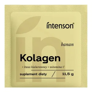 Intenson Colagen + acid hialuronic + vitamina C, pulbere, aromă de banane, 11.5 g