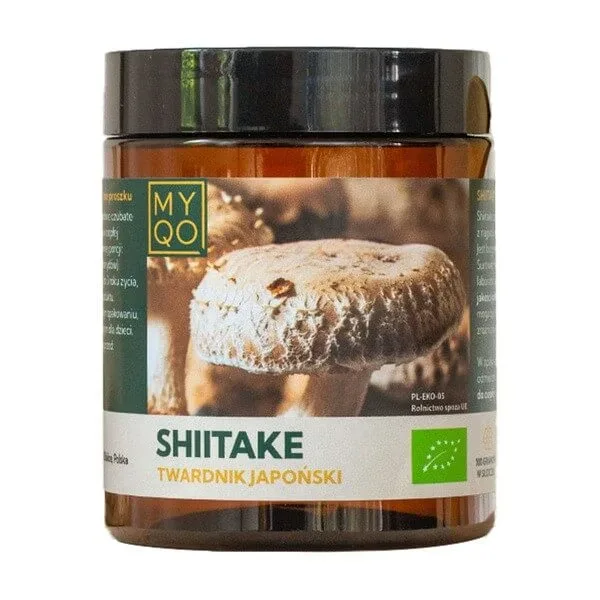 MYQO BIO Shiitake lemn de esență tare japonez, pulbere, 100 g — preț și oferte