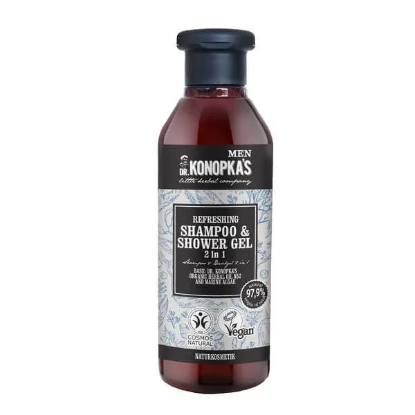 Dr.Konopka's Men, șampon răcoritor și gel de duș 2în1, 280 ml Dr. KONOPKA'S — preț și oferte