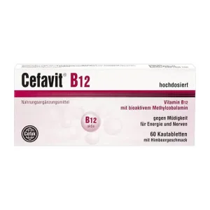 Cefavit B12, comprimate masticabile, 60 buc.