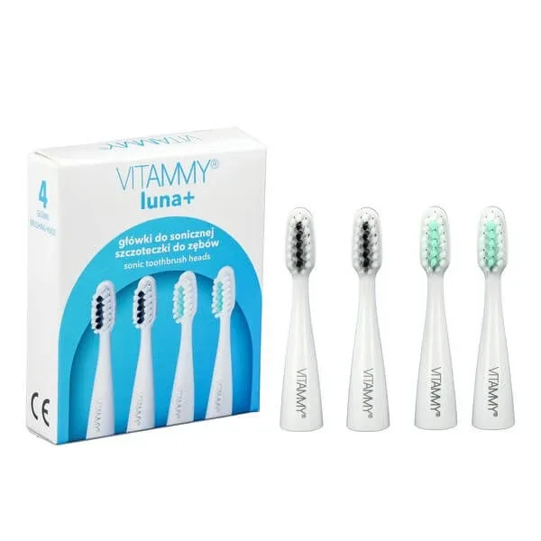 Vitammy Luna+, vârfuri periuță de dinți sonică, 4 buc. — preț și oferte