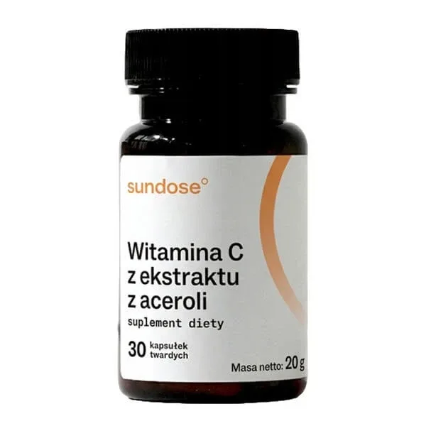 Sundose Vitamina C din extract de acerola, capsule tari, 30 buc. — preț și oferte