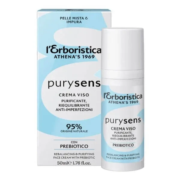 L'Erboristica Purysens, cremă de echilibrare antirid cu prebiotice, 50 ml L'Erboristica — preț și oferte