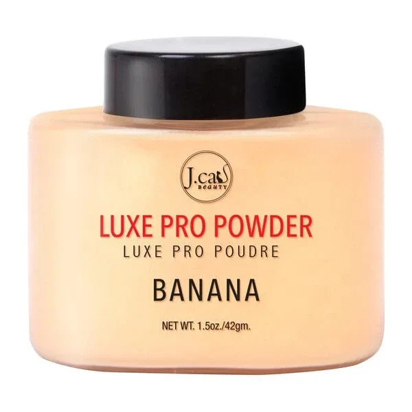 J.Cat Beauty Luxe Pro Powder, pudră de fixare liberă, 101 Banana, 42 g — preț și oferte