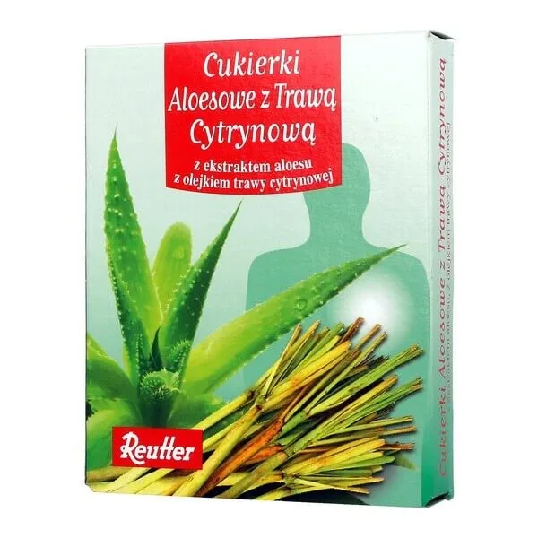 Reutter, Bomboane Aloe vera cu lemongrass, 50 g — preț și oferte