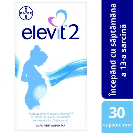 Elevit 3, Bayer | 30 capsule moi — preț și oferte