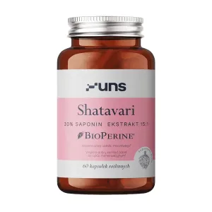 Uns Shatavari + Bioperine, capsule tari, 60 buc.