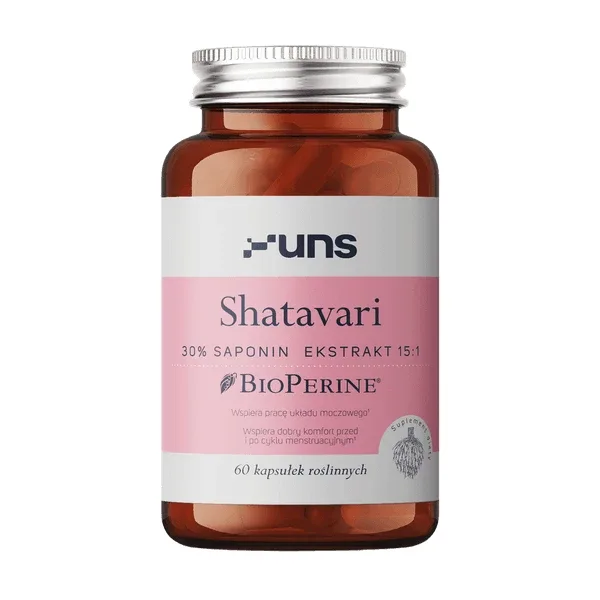 Uns Shatavari + Bioperine, capsule tari, 60 buc. — preț și oferte