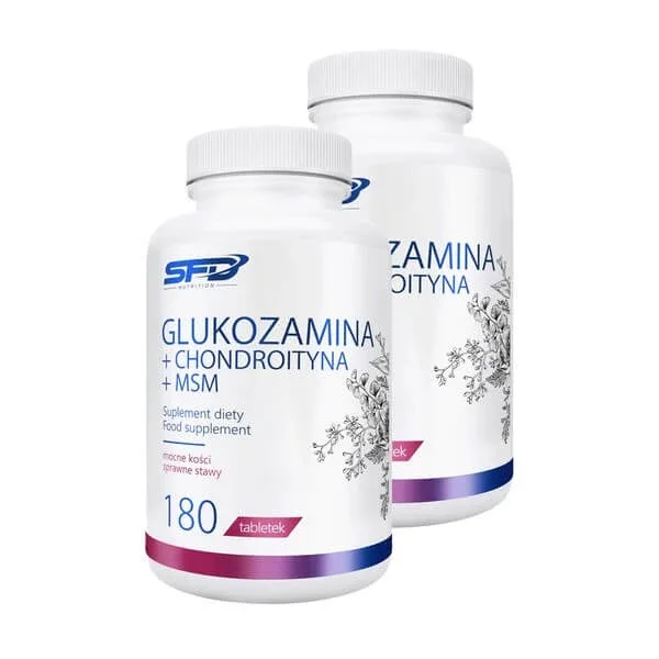 Set de 2x SFD Glucozamină + Condroitină + MSM, comprimate, 180 buc. — preț și oferte