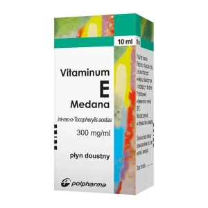 Vitaminum E, (300 mg / ml), picături, 10 ml (Medana)