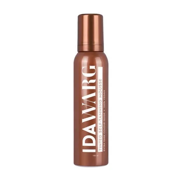 Ida Warg Tinted Self-Tanning Mousse, spumă autobronzantă pentru corp, Extra Dark, 150 ml — preț și oferte