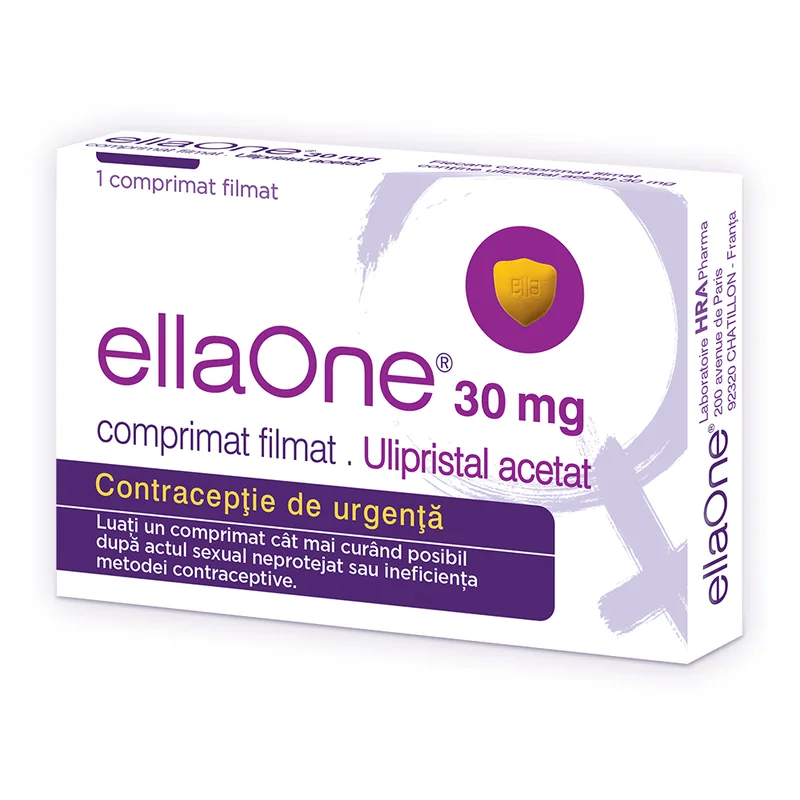 ELLAONE 30 MG X 1 LAB. HRA PHARMA — preț și oferte