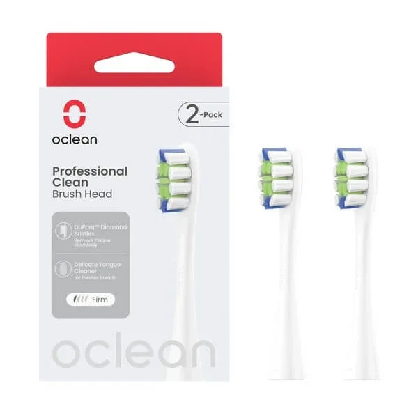 Oclean Professional Clean, P1C1 W02, alb, 2 buc. — preț și oferte