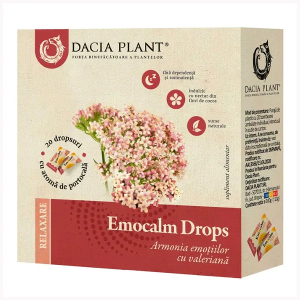 Emocalm Drops, Dacia Plant | 100 g — preț și oferte