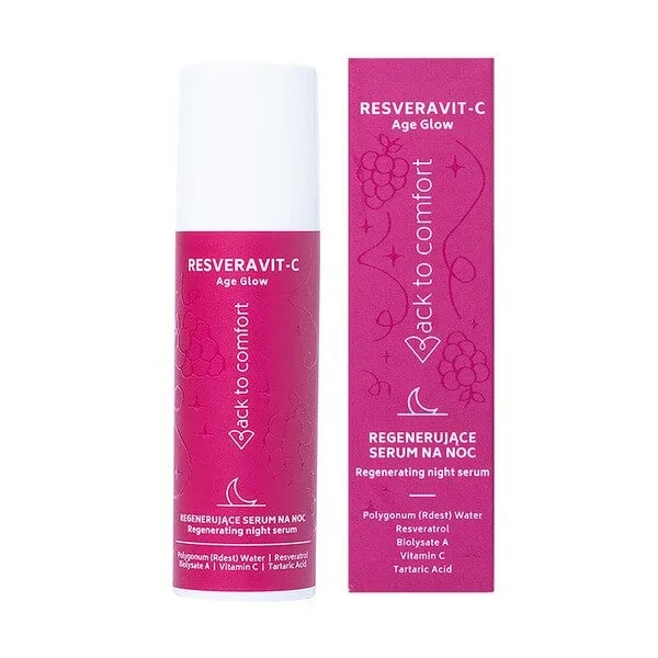 Back to Comfort Resveravit-C Age Glow, ser regenerant, pentru noapte, 30 ml — preț și oferte