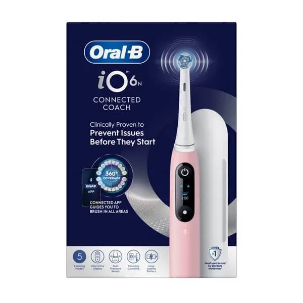 Oral-B iO 6N, periuță de dinți electrică, Pink Sand, 1 buc. — preț și oferte